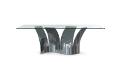 VOILES | Dining Table -Exquisite Furniture Store 2015 11 02 11 18 33 VOILES TR Chrome vue1