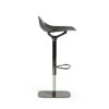 CHISTERA | Stool - Lacquered Shell, Chrome-plated Base