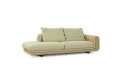 UNDERLINE | Large 3-seat End Unit Left With Right Armrest