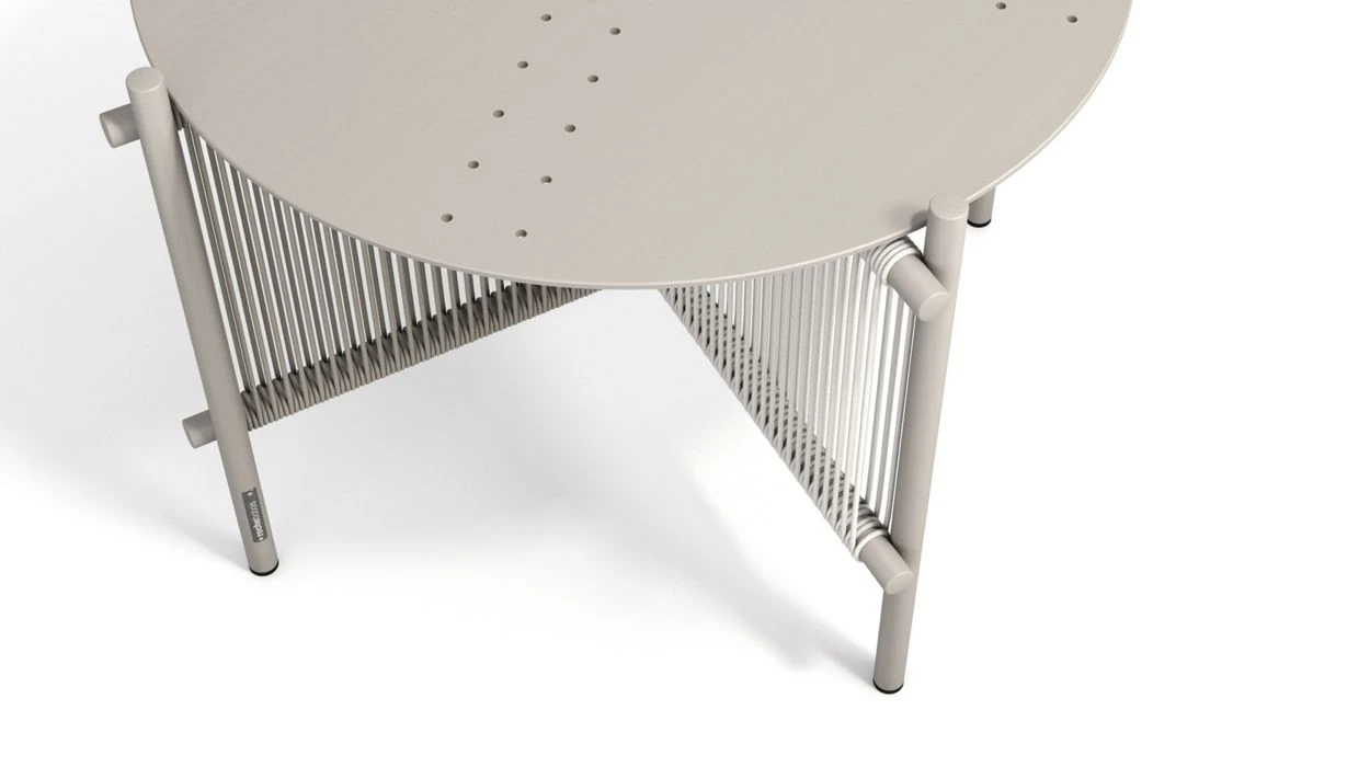 TRAVELER Outdoor | Cocktail Table - Harmonie Calme - Metal Top 2 TRAVELER Outdoor | Cocktail Table - Harmonie Calme - Metal Top - Image 2