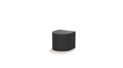 FLEXUS | Bedside Table - Black Lacquered Structure