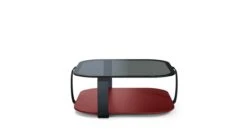 INTERMEDE | Square Cocktail Table -Exquisite Furniture Store intermede TB verre 100x100 face