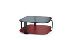 INTERMEDE | Square Cocktail Table -Exquisite Furniture Store intermede TB verre 100x100 pers1